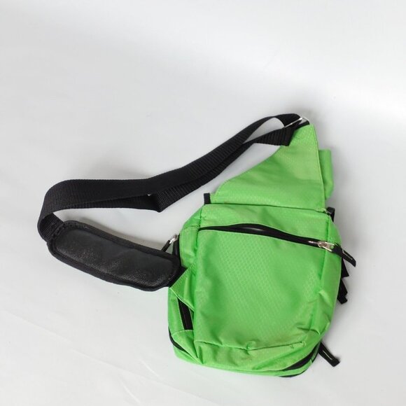 ATTRACTIVE HEYS Luggage Crossbody Purse Lime Green Secure Zip Travel Bag - Picture 3 of 13